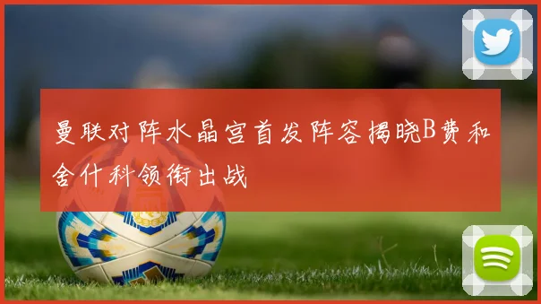 曼联对阵水晶宫首发阵容揭晓B费和舍什科领衔出战
